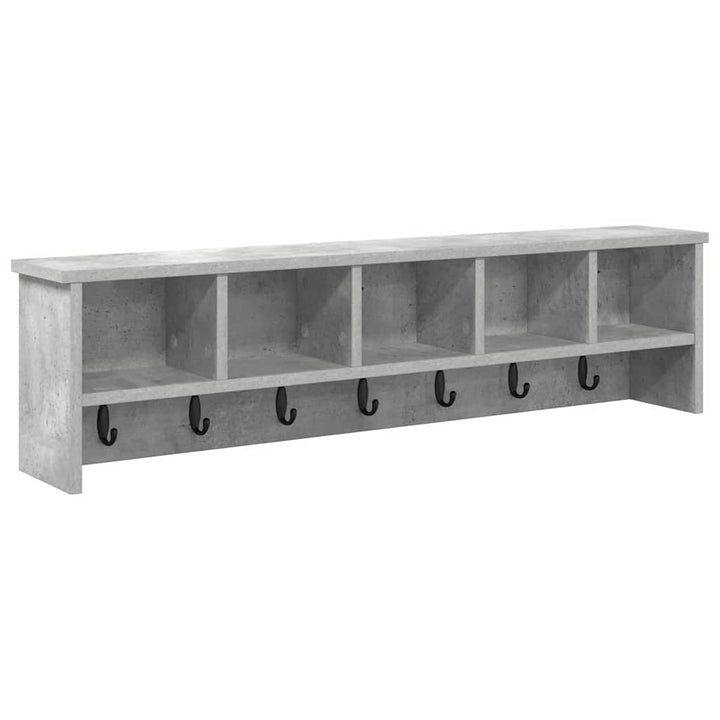 Vægmonteret Jakkeholder Vægmonteret Beton Grå 100 x 16 x 26 cm