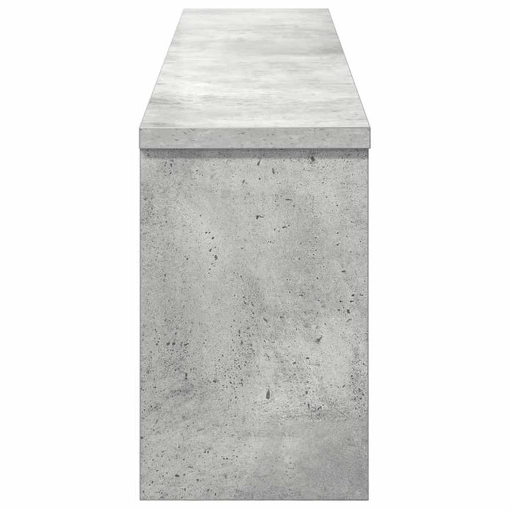 Vægmonteret Jakkeholder Vægmonteret Beton Grå 100 x 16 x 26 cm