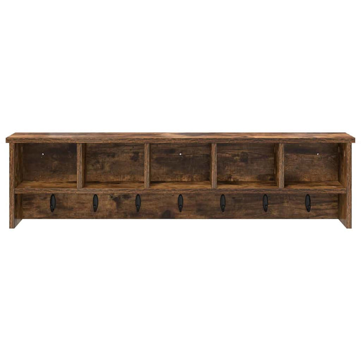 Vægmonteret Jakkeholder Vægmonteret Røget eg 100 x 16 x 26 cm