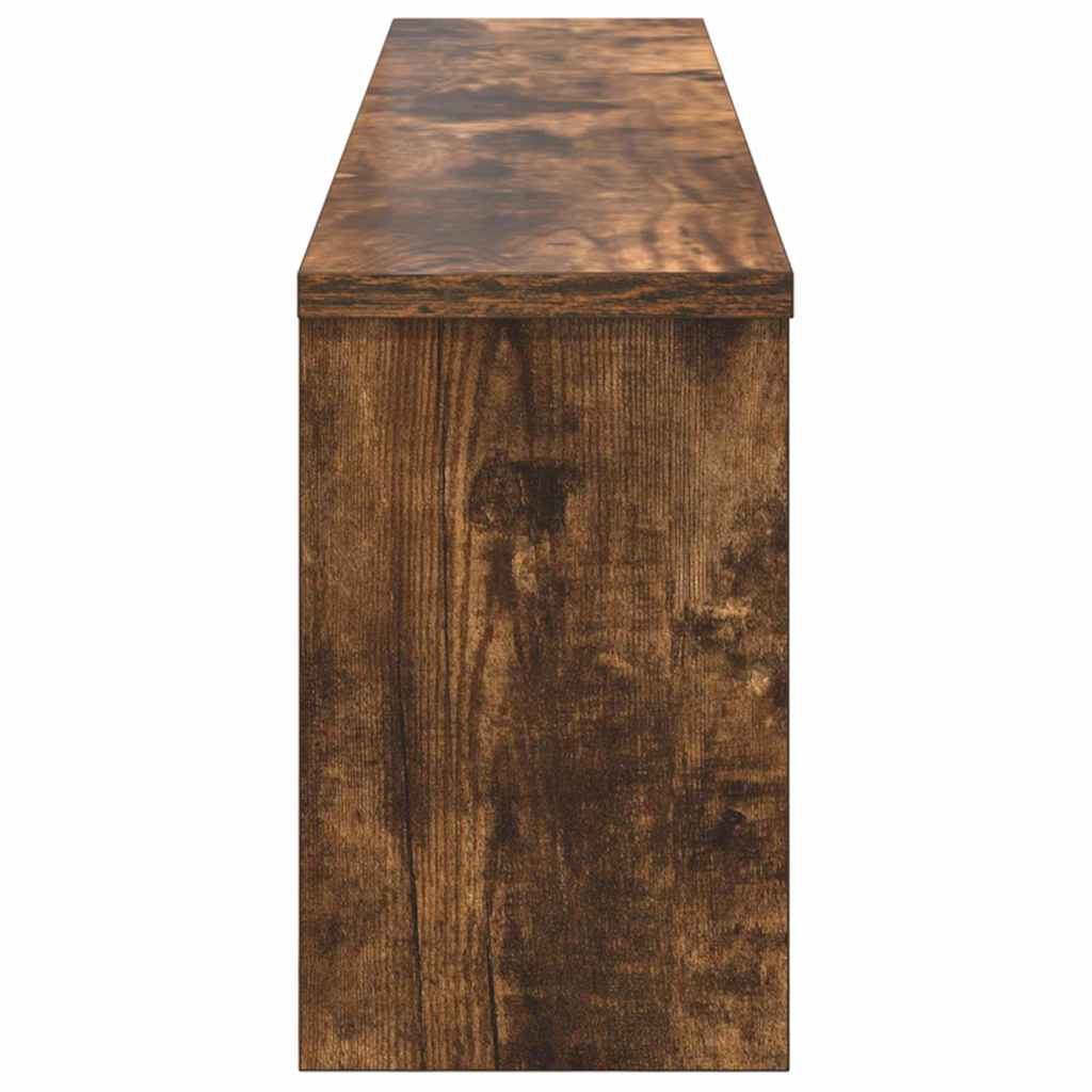 Vægmonteret Jakkeholder med hylde Røget eg 100 x 16 x 26 cm