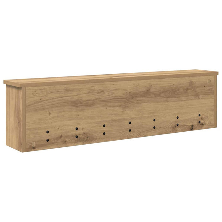 Vægmonteret Jakkeholder Artisan Egetræ 100 x 16 x 26 cm