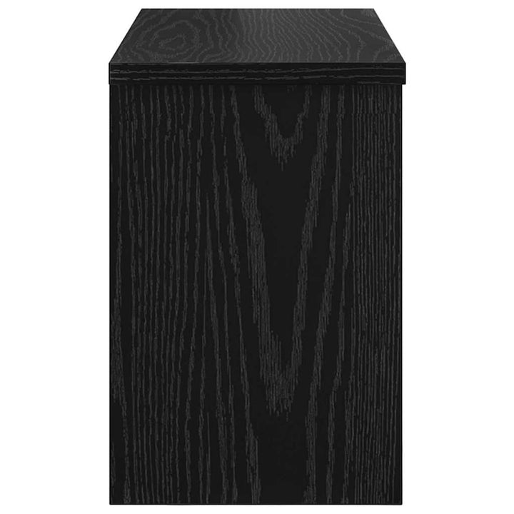 Vægmonteret Jakkeholder Vægmonteret Sort eg 50 x 20 x 30 cm