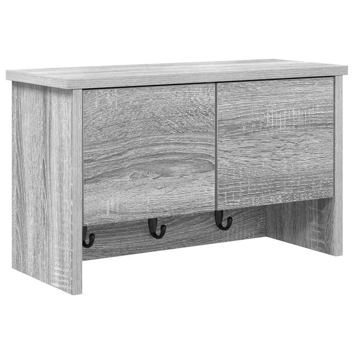 Vægmonteret Jakkeholder Vægmonteret Grå Sonoma 50 x 20 x 30 cm