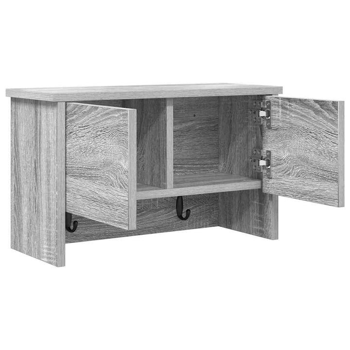 Vægmonteret Jakkeholder Vægmonteret Grå Sonoma 50 x 20 x 30 cm