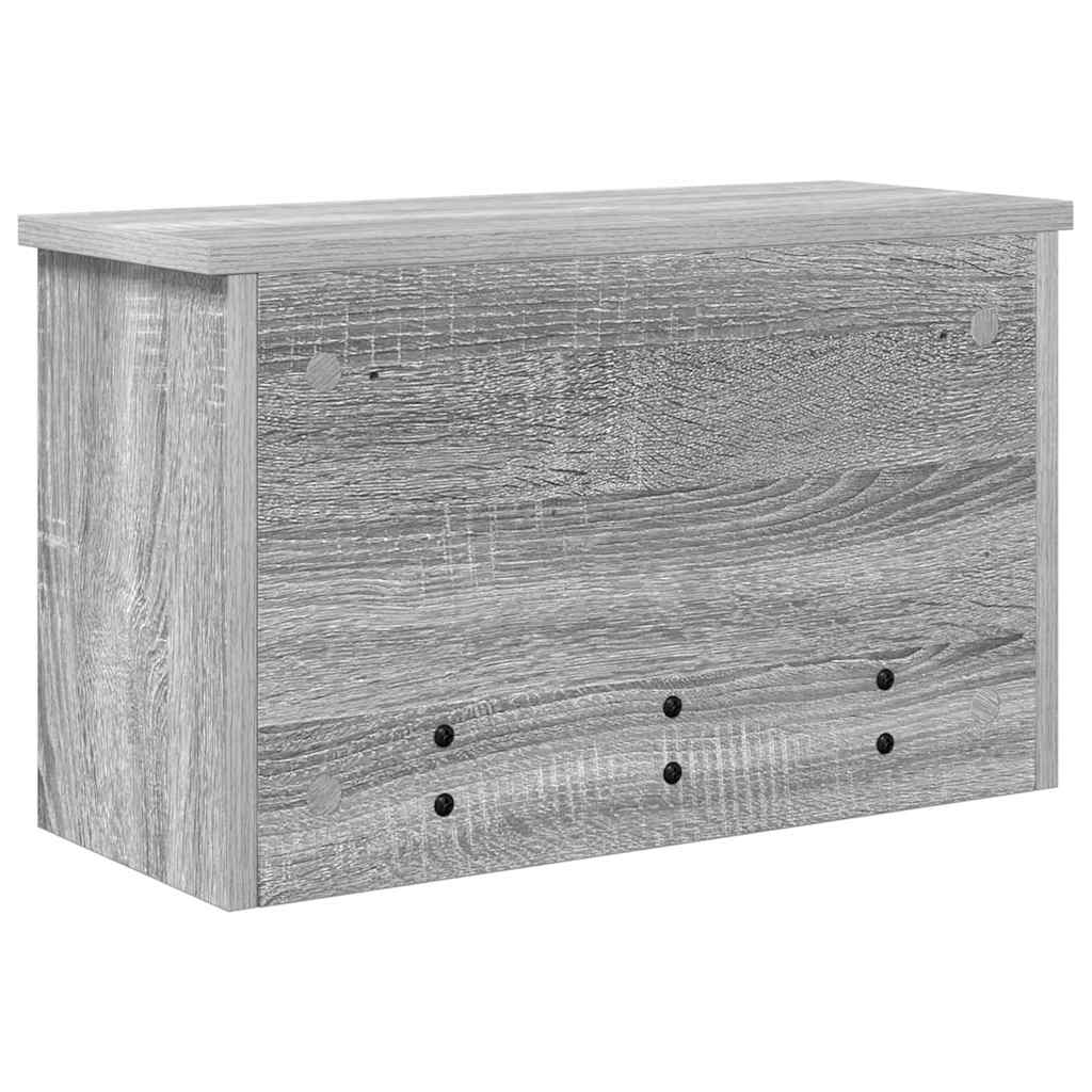 Vægmonteret Jakkeholder Vægmonteret Grå Sonoma 50 x 20 x 30 cm