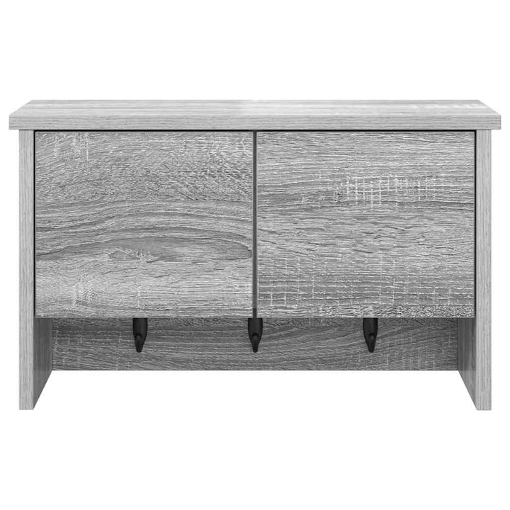 Vægmonteret Jakkeholder Vægmonteret Grå Sonoma 50 x 20 x 30 cm