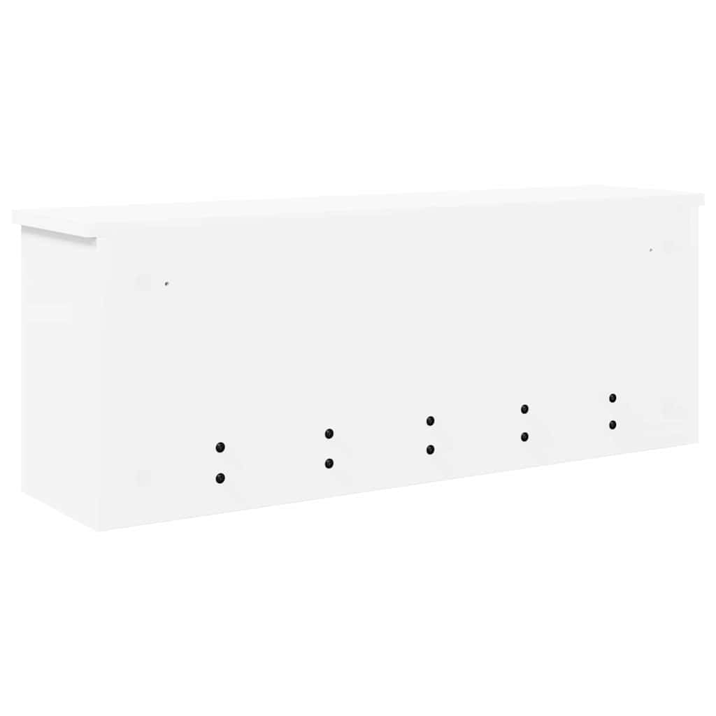 Vægmonteret Jakkeholder Vægmonteret Hvid 80 x 20 x 30 cm