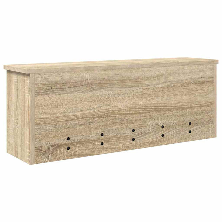 Vægmonteret Jakkeholder Vægmonteret Sonoma eg 80 x 20 x 30 cm