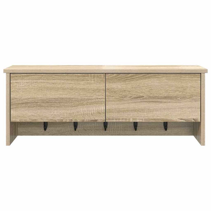 Vægmonteret Jakkeholder Vægmonteret Sonoma eg 80 x 20 x 30 cm