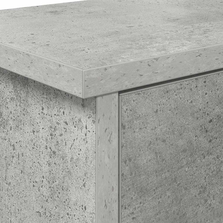 Vægmonteret Jakkeholder Vægmonteret Beton Grå 80 x 20 x 30 cm