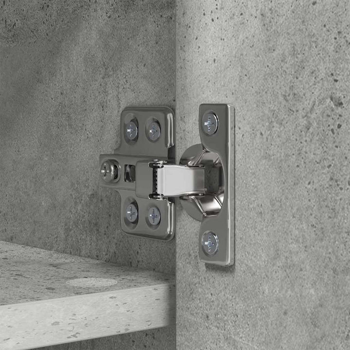 Vægmonteret Jakkeholder Vægmonteret Beton Grå 80 x 20 x 30 cm