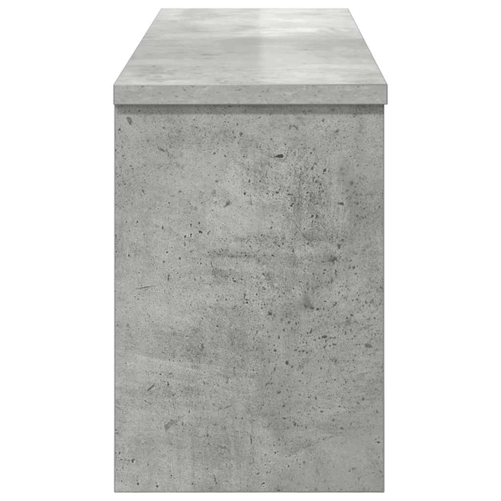 Vægmonteret Jakkeholder Vægmonteret Beton Grå 80 x 20 x 30 cm