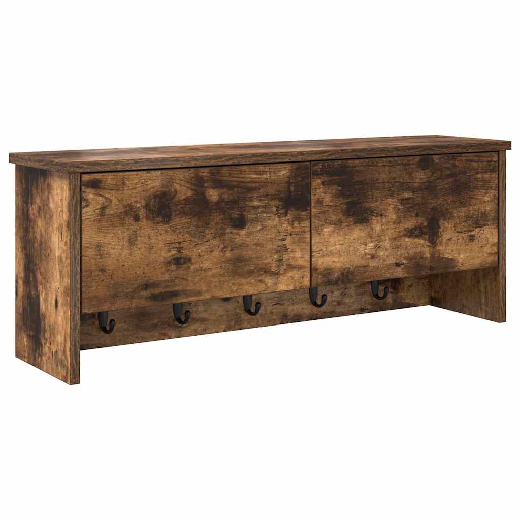 Vægmonteret Jakkeholder Vægmonteret Røget eg 80 x 20 x 30 cm