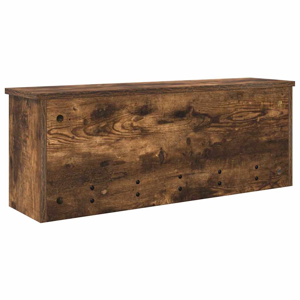 Vægmonteret Jakkeholder Vægmonteret Røget eg 80 x 20 x 30 cm