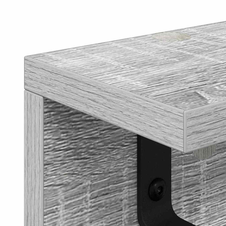 Vægmonteret Jakkeholder Grå Sonoma 60 x 10,5 x 10,5 cm