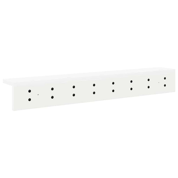 Vægmonteret Jakkeholder Vægmonteret Hvid 80 x 10,5 x 10,5 cm
