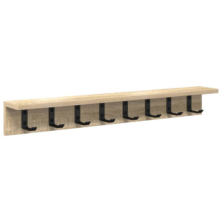 Vægmonteret Jakkeholder Sonoma eg 80 x 10,5 x 10,5 cm