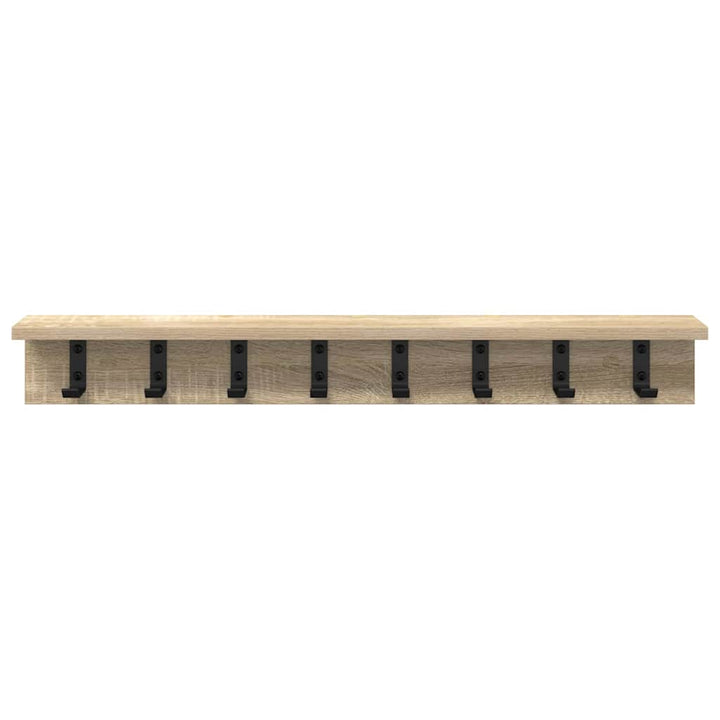 Vægmonteret Jakkeholder Sonoma eg 80 x 10,5 x 10,5 cm