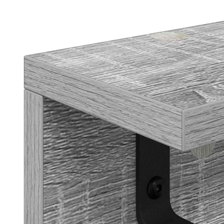Vægmonteret Jakkeholder Grå Sonoma 80 x 10,5 x 10,5 cm