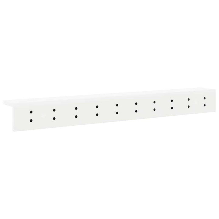 Vægmonteret Jakkeholder Vægmonteret Hvid 100 x 10,5 x 10,5 cm