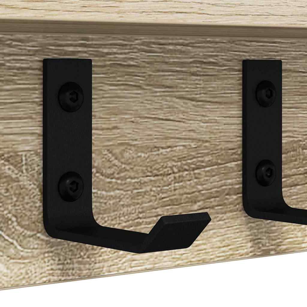 Vægmonteret Jakkeholder Sonoma eg 100 x 10,5 x 10,5 cm