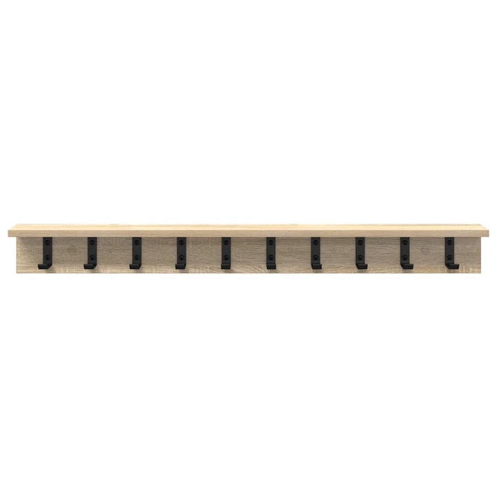 Vægmonteret Jakkeholder Sonoma eg 100 x 10,5 x 10,5 cm