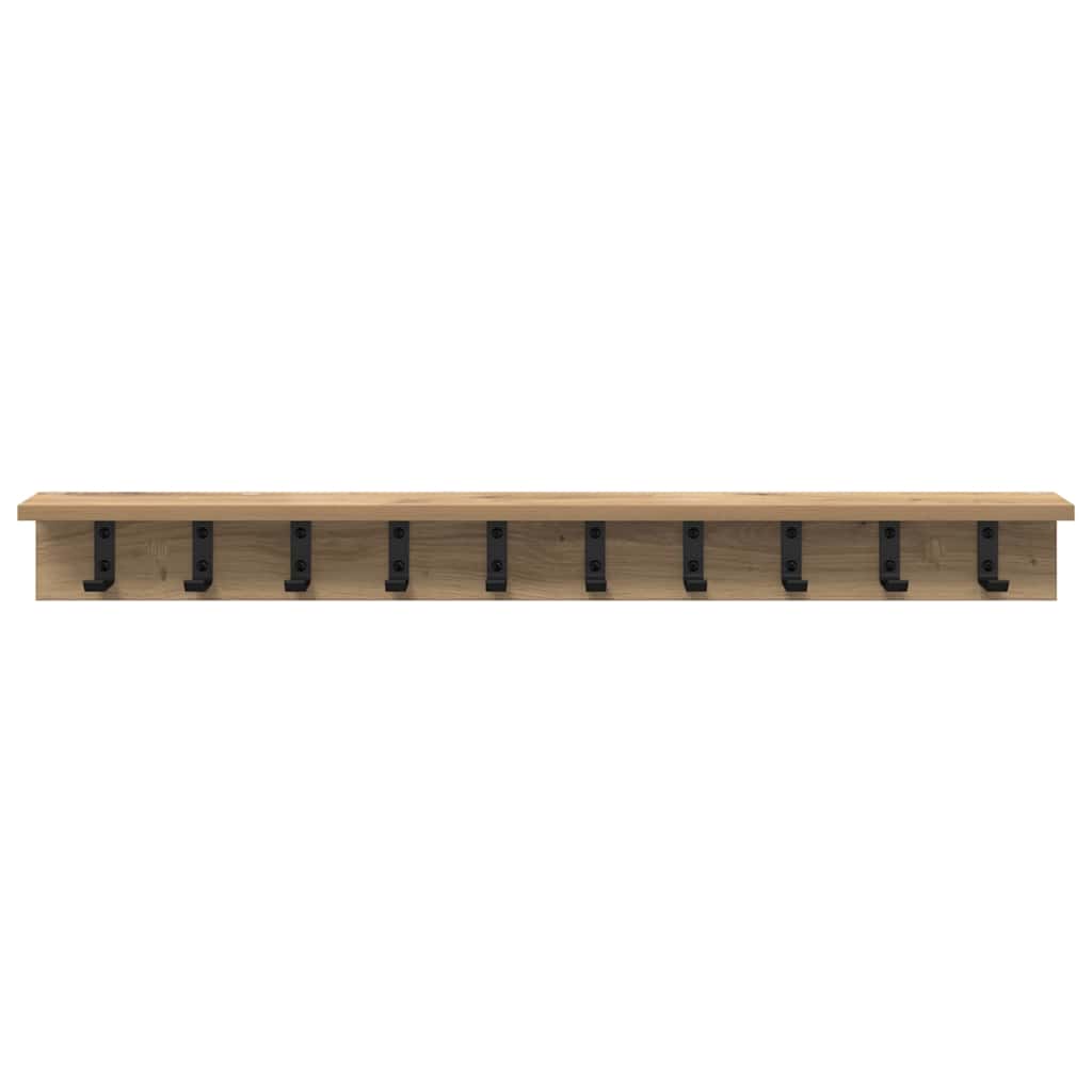 Vægmonteret Jakkeholder Artisan Egetræ 100 x 10,5 x 10,5 cm