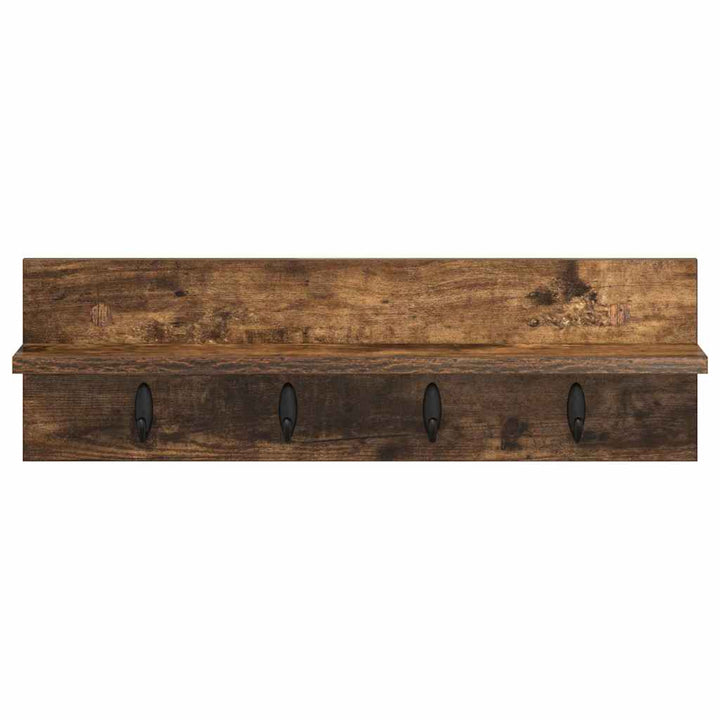 Vægmonteret Jakkeholder Vægmonteret Røget eg 60 x 10,5 x 18 cm