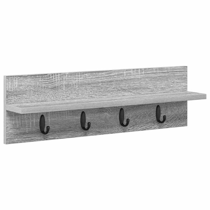 Vægmonteret Jakkeholder Grå Sonoma 60 x 10,5 x 18 cm
