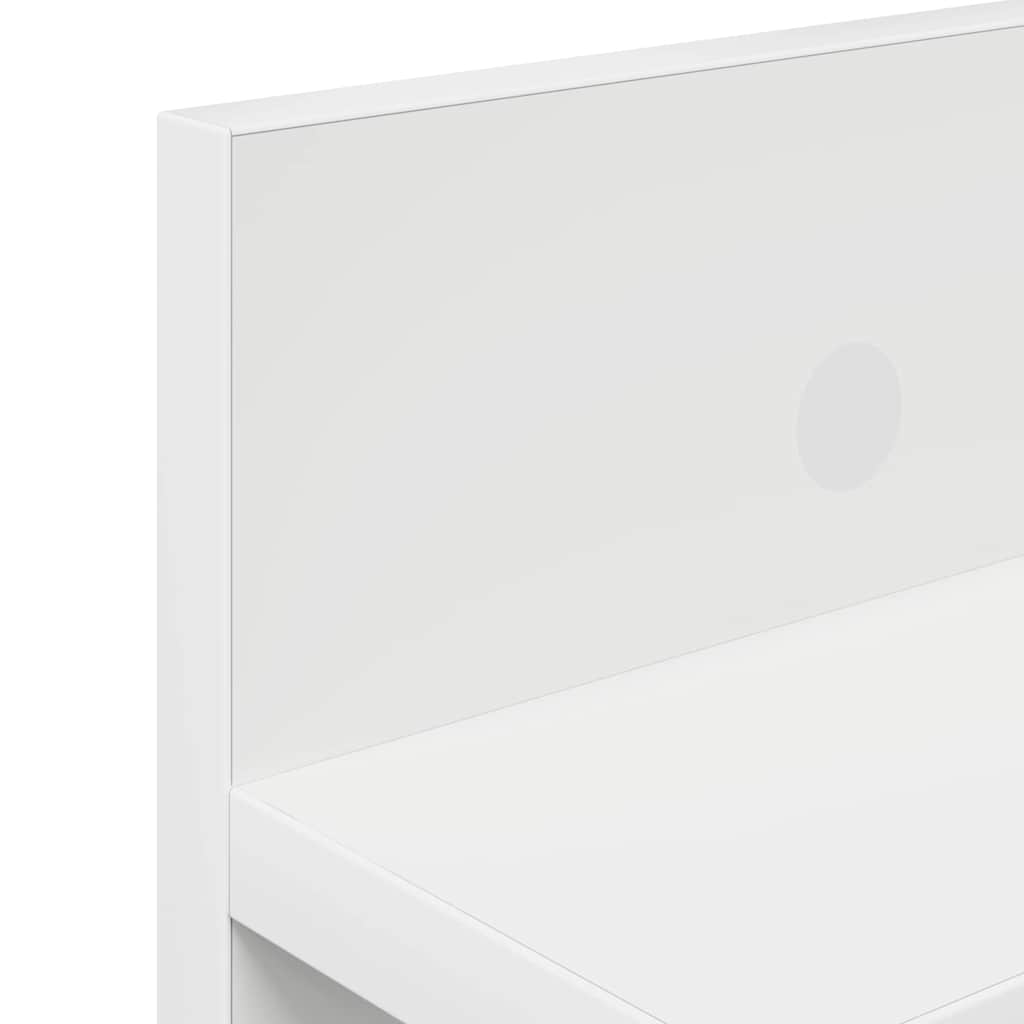 Vægmonteret Jakkeholder Hvid 80 x 10,5 x 18 cm Konstrueret træ