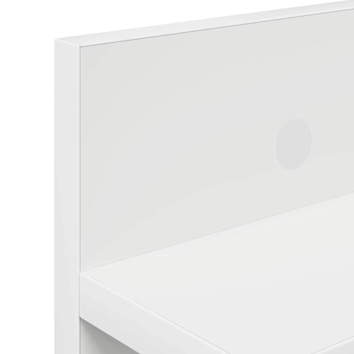 Vægmonteret Jakkeholder Hvid 80 x 10,5 x 18 cm Konstrueret træ
