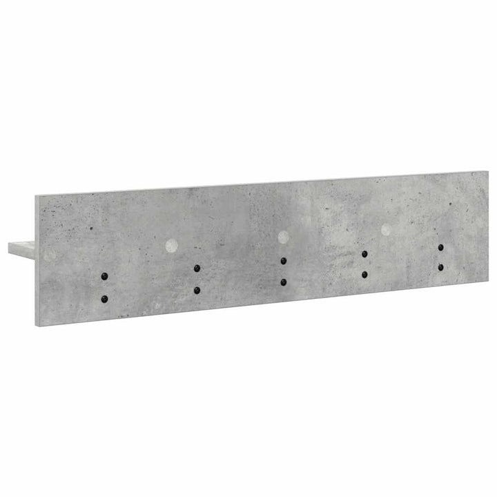 Vægmonteret Jakkeholder Vægmonteret Beton Grå 80 x 10,5 x 18 cm