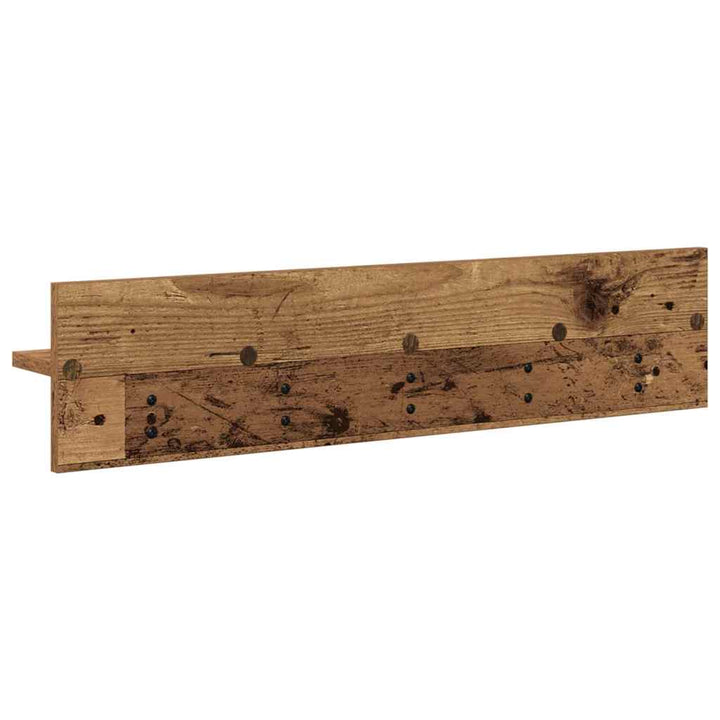 Vægmonteret Jakkeholder Gammelt træ 80 x 10,5 x 18 cm