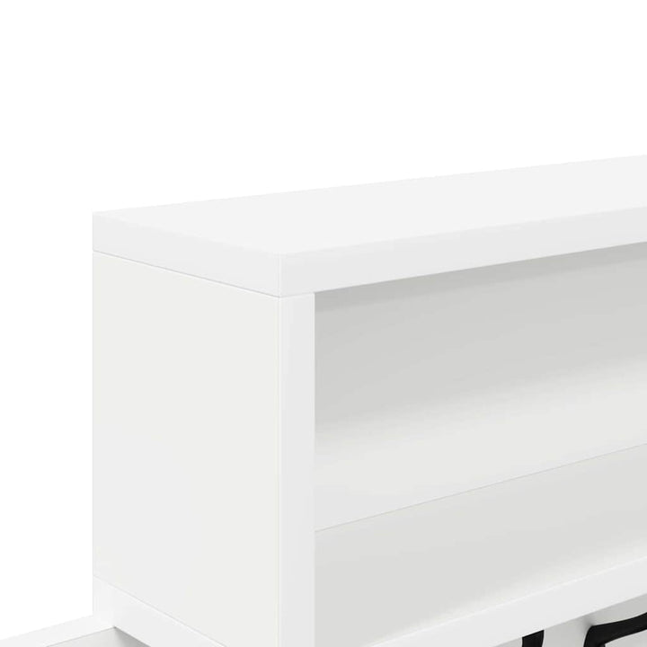 Vægmonteret Jakkeholder Hvid 100 x 12 x 43,5 cm Konstrueret træ