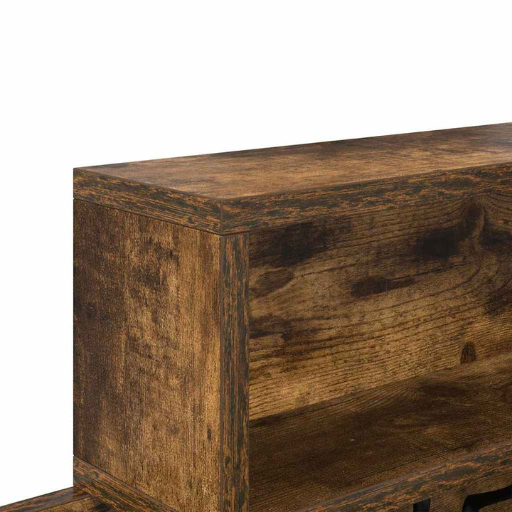 Vægmonteret Jakkeholder Vægmonteret Røget eg 100 x 12 x 43,5 cm