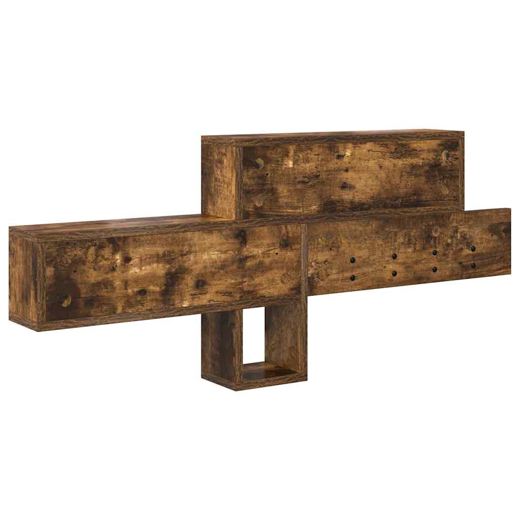 Vægmonteret Jakkeholder Vægmonteret Røget eg 100 x 12 x 43,5 cm