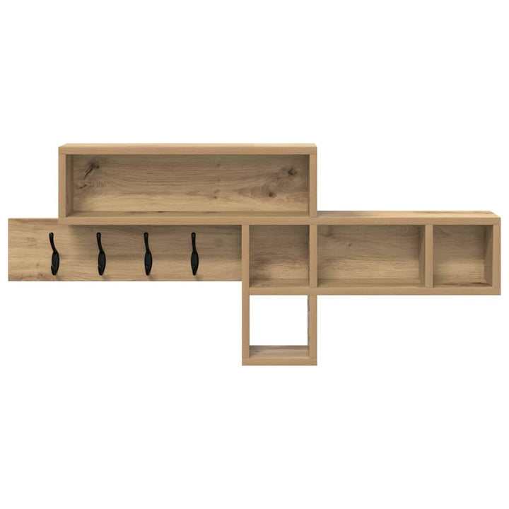 Vægmonteret Jakkeholder Artisan Egetræ 100 x 12 x 43,5 cm
