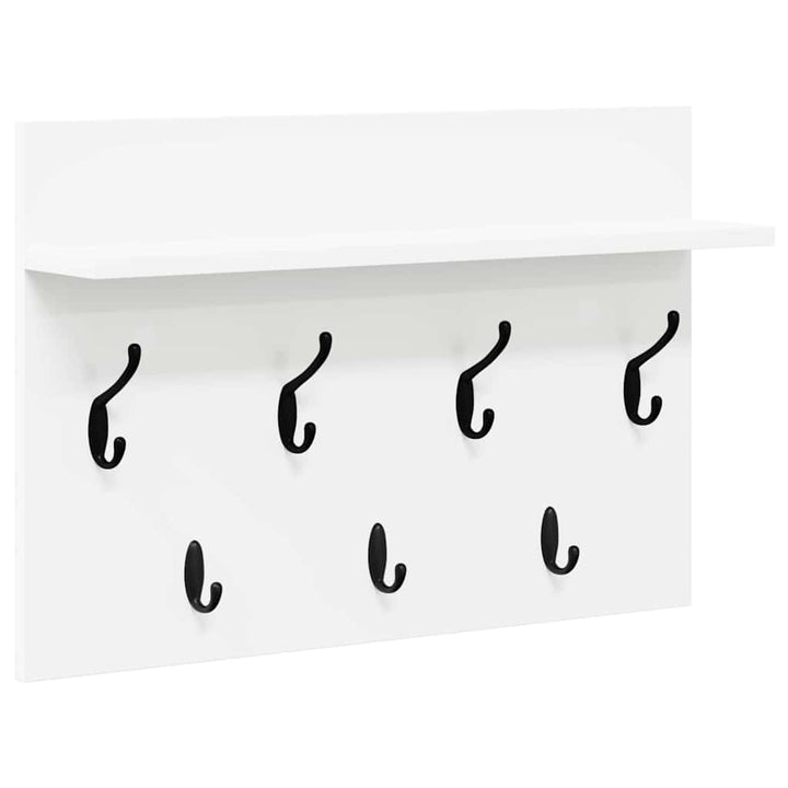 Vægmonteret Jakkeholder Vægmonteret Hvid 60 x 40 x 12 cm