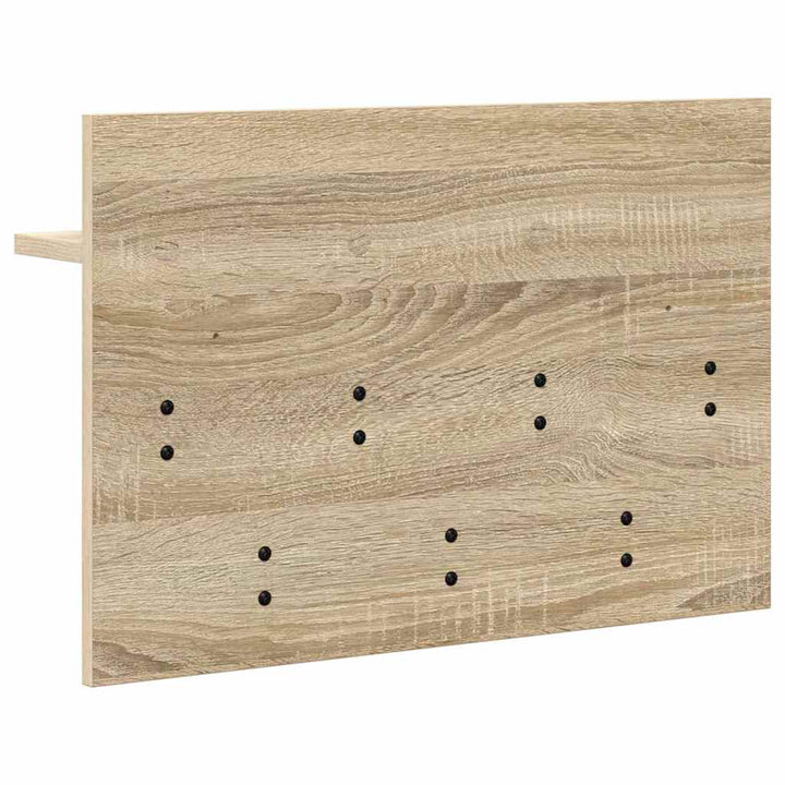 Vægmonteret Jakkeholder med hylde Sonoma eg 60 x 40 x 12 cm