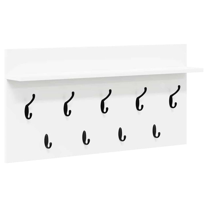 Vægmonteret Jakkeholder Vægmonteret Hvid 80 x 40 x 12 cm