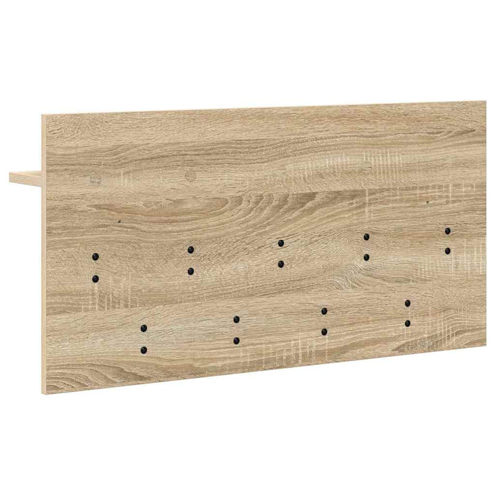 Vægmonteret Jakkeholder Vægmonteret Sonoma eg 80 x 40 x 12 cm
