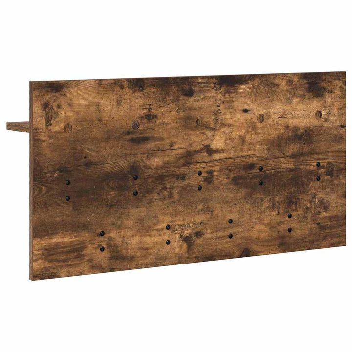 Vægmonteret Jakkeholder med hylde Røget eg 80 x 40 x 12 cm