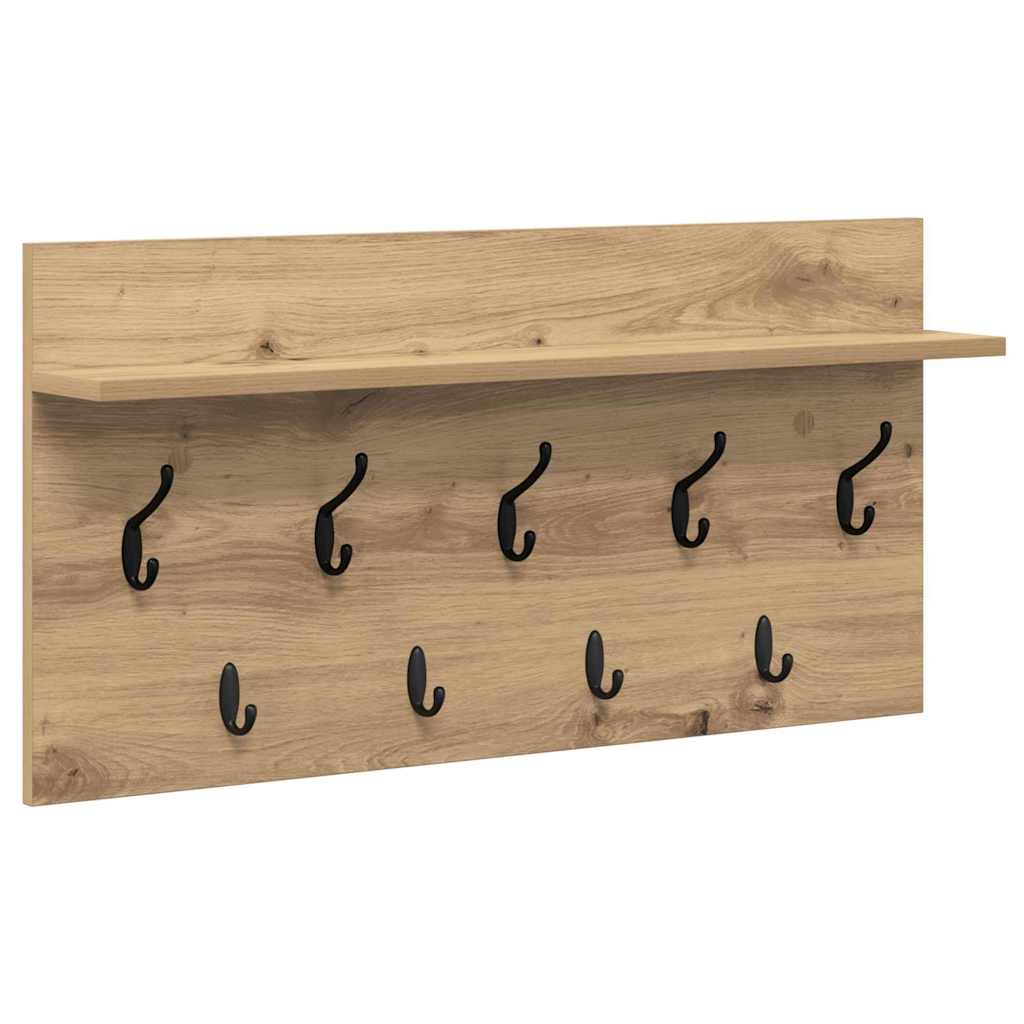Vægmonteret Jakkeholder Artisan Egetræ 80 x 40 x 12 cm