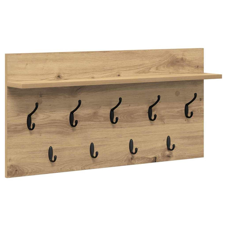 Vægmonteret Jakkeholder Artisan Egetræ 80 x 40 x 12 cm