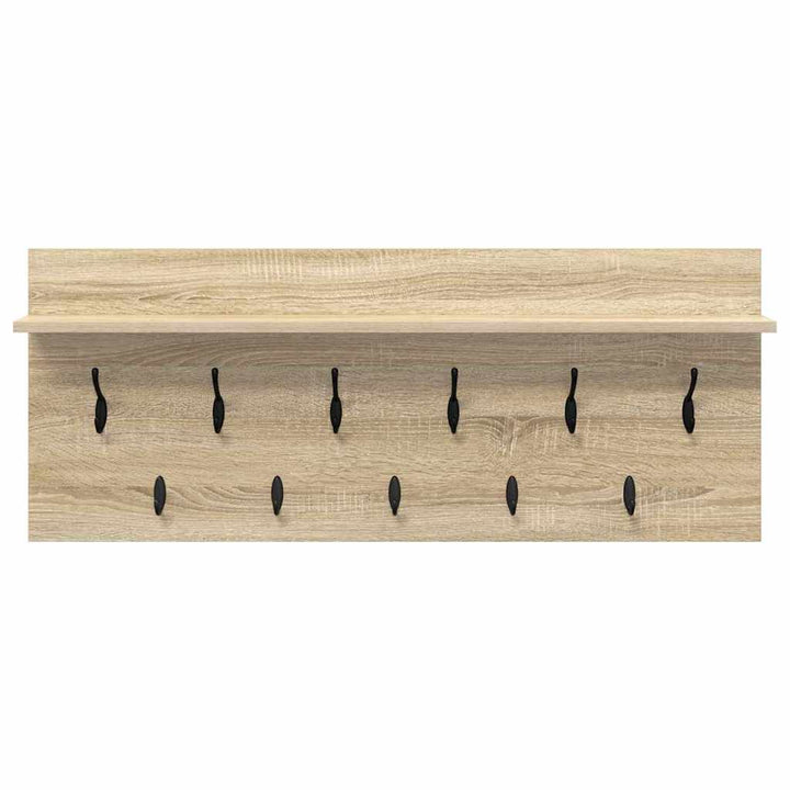 Vægmonteret Jakkeholder Vægmonteret Sonoma eg 100 x 40 x 12 cm