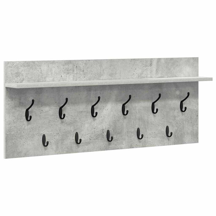 Vægmonteret Jakkeholder Vægmonteret Beton Grå 100 x 40 x 12 cm