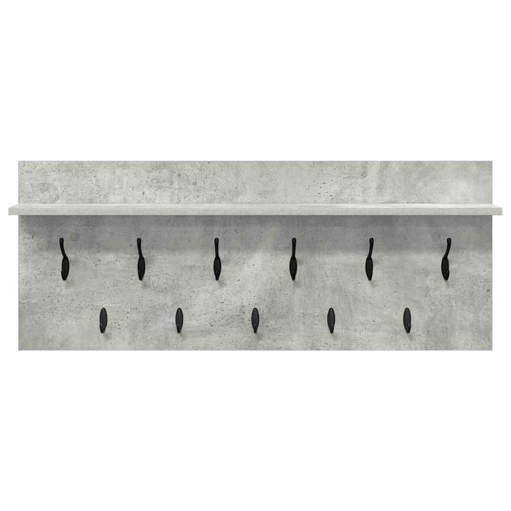 Vægmonteret Jakkeholder Vægmonteret Beton Grå 100 x 40 x 12 cm
