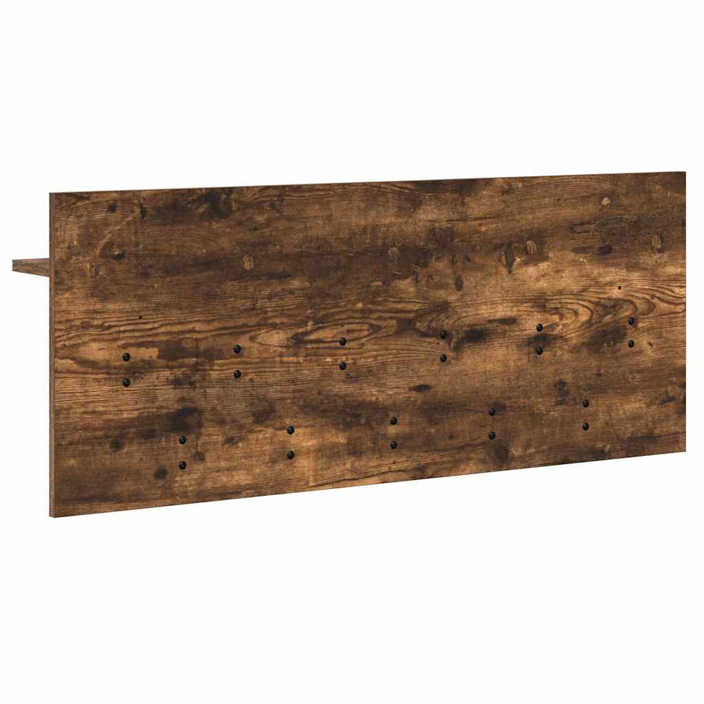 Vægmonteret Jakkeholder med hylde Røget eg 100 x 40 x 12 cm