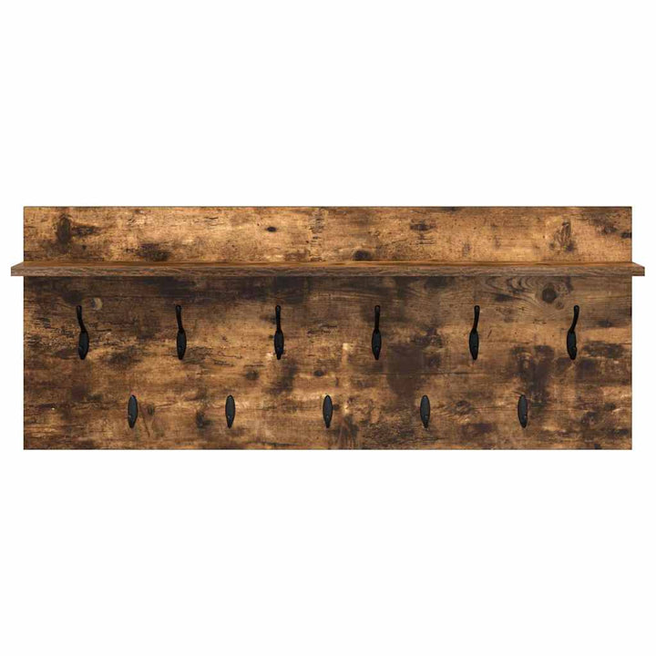 Vægmonteret Jakkeholder Vægmonteret Røget eg 100 x 40 x 12 cm