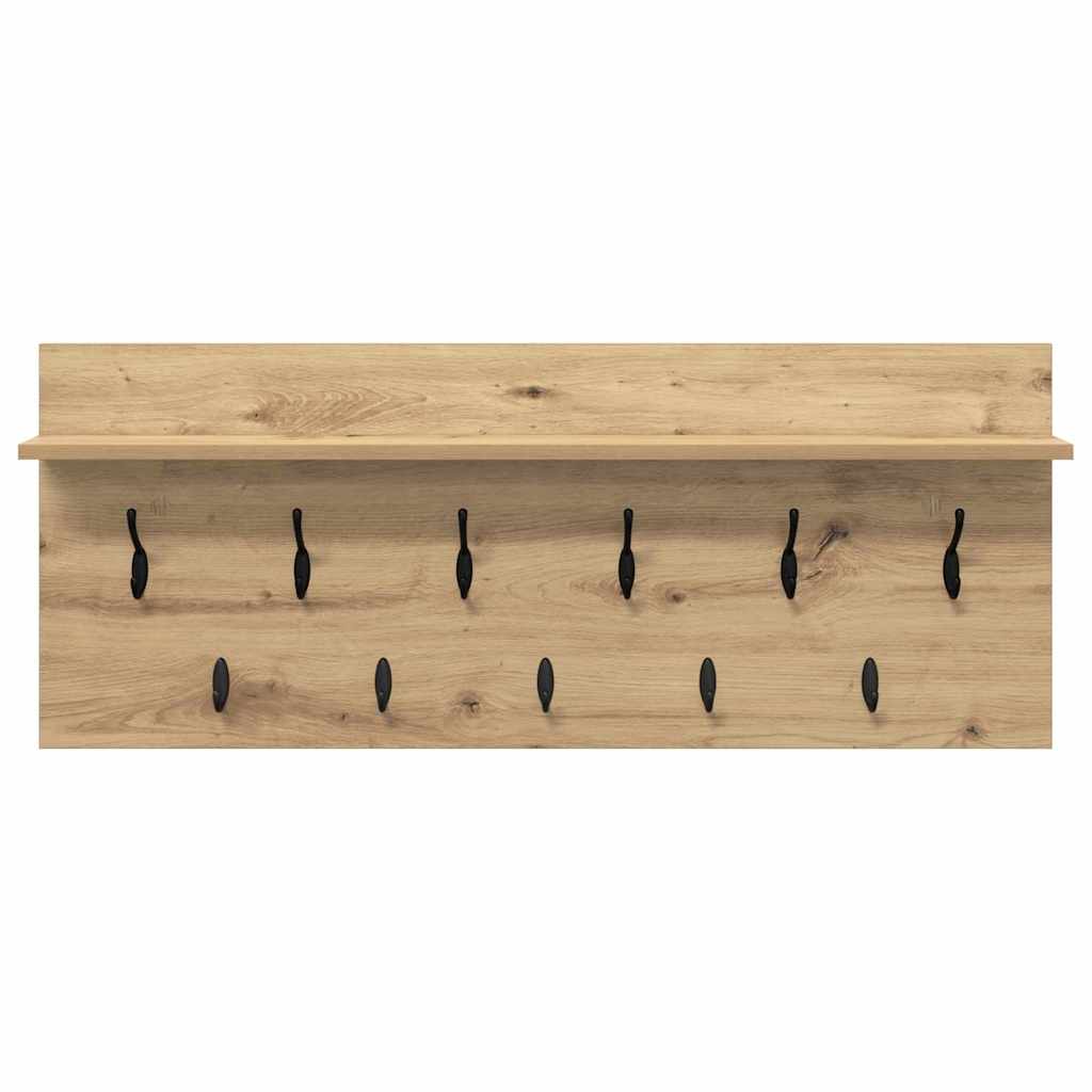 Vægmonteret Jakkeholder Artisan Egetræ 100 x 40 x 12 cm